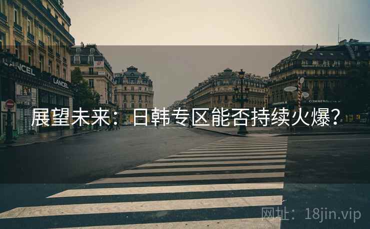 展望未来：日韩专区能否持续火爆？